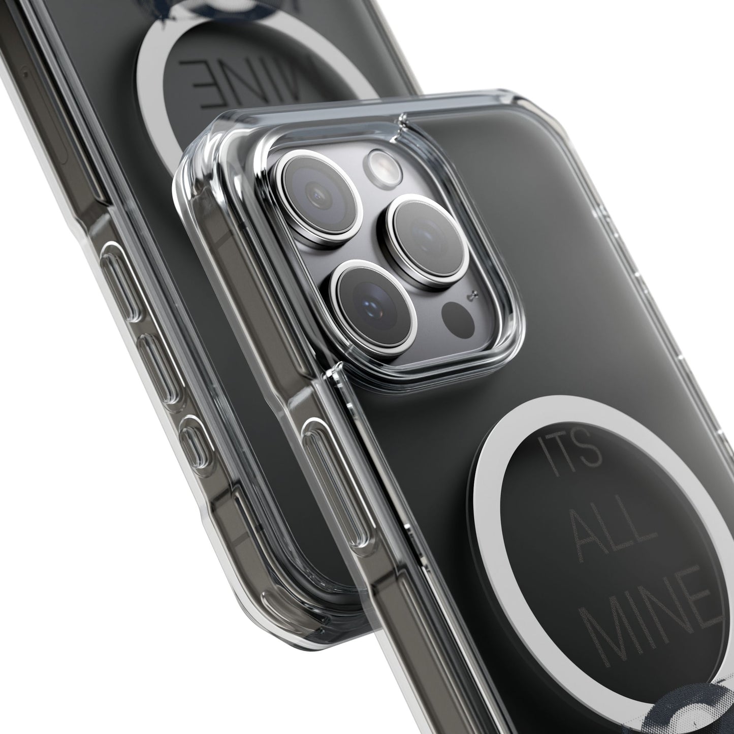 Spin It Retro Magnetic clear Impact Case