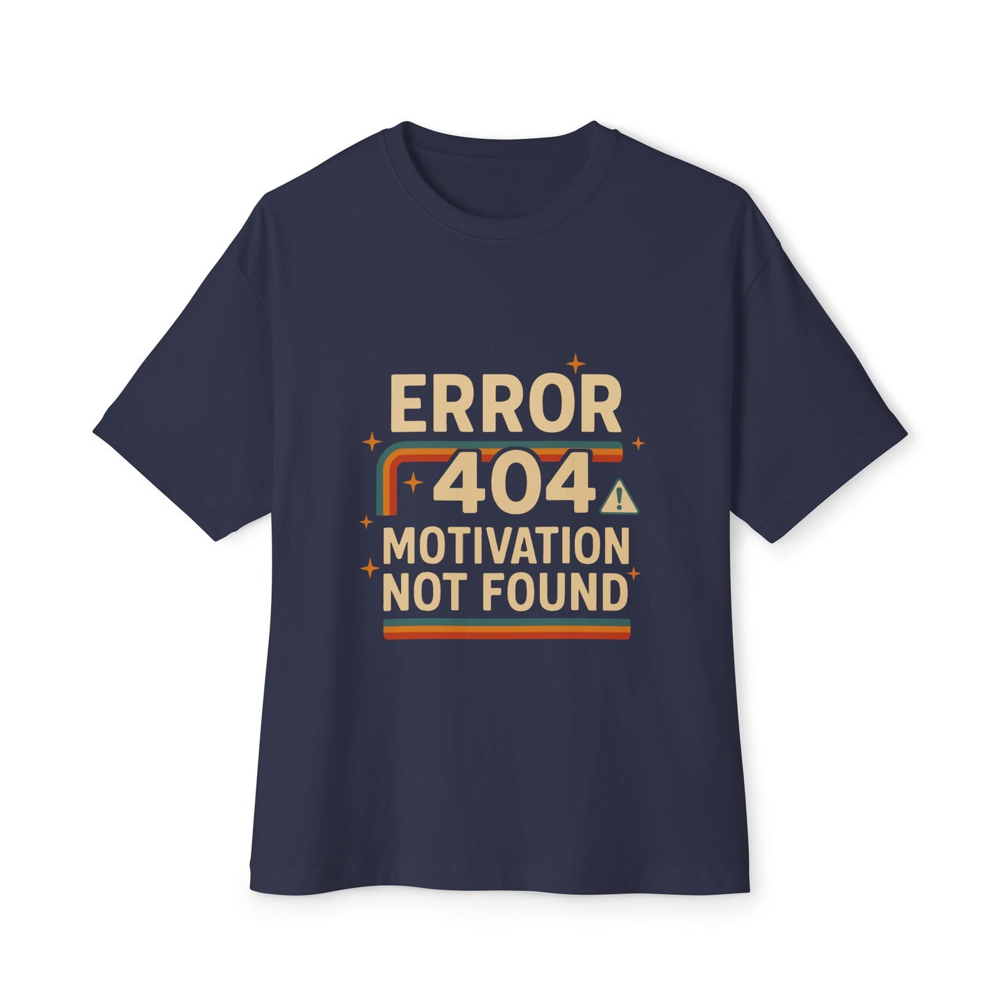 Unisex Oversized Tee – Snazzy Error 404 Edition