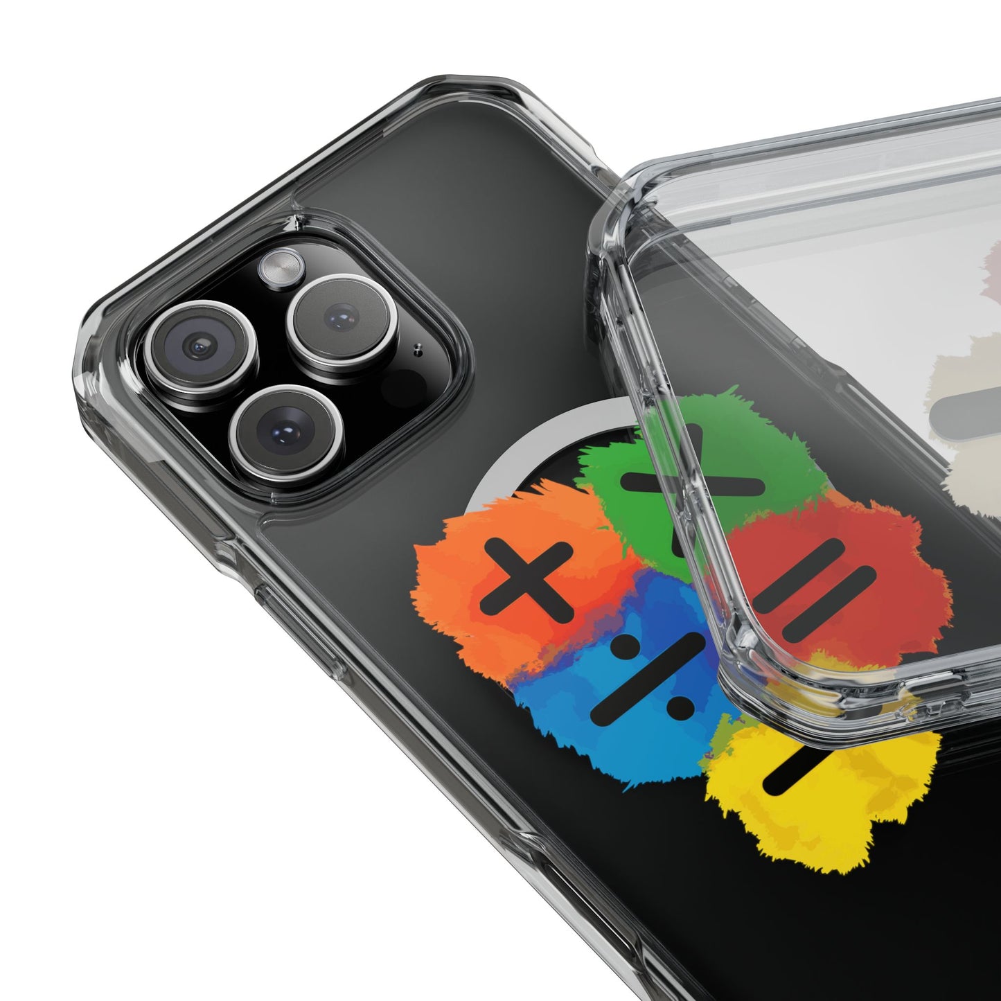 Orange Equals Symbol Magnetic Clear Impact Case