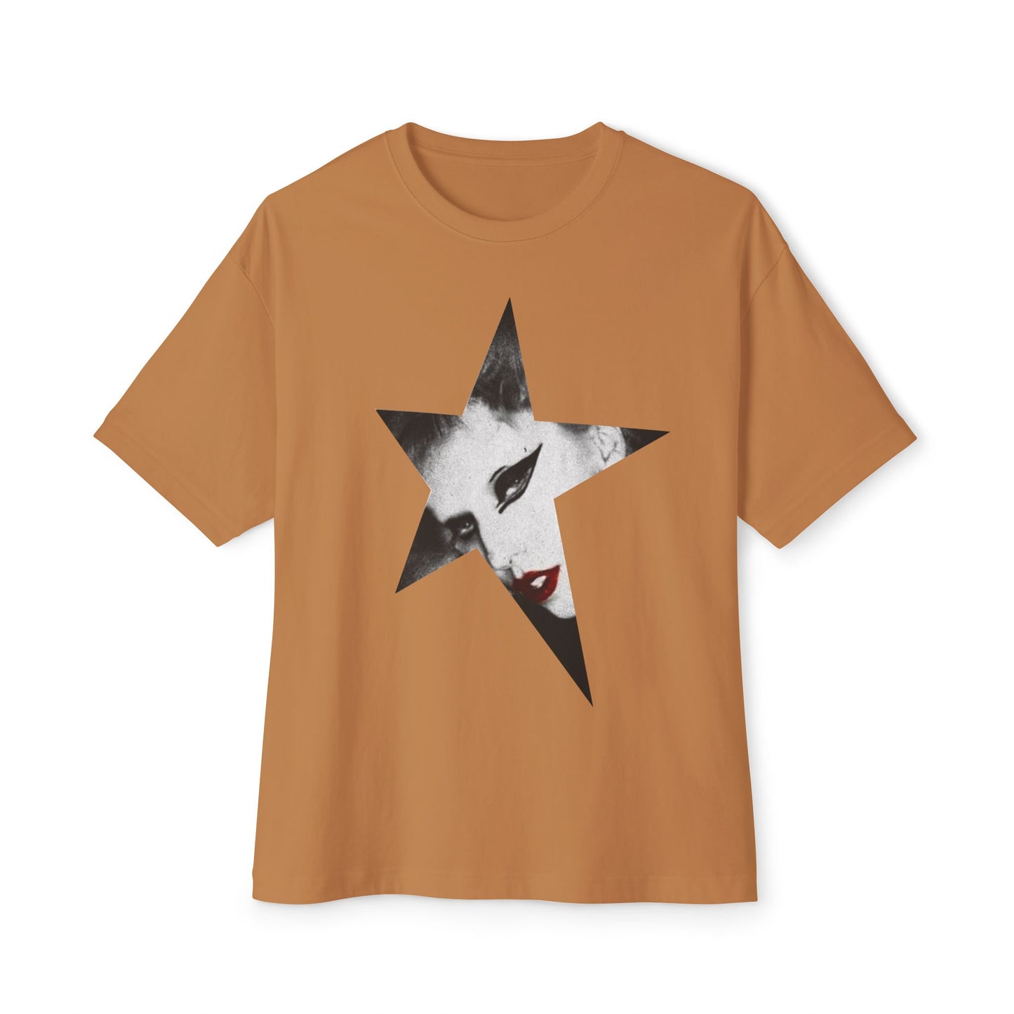 Born This Way Star Face-Unisex Oversized Tee