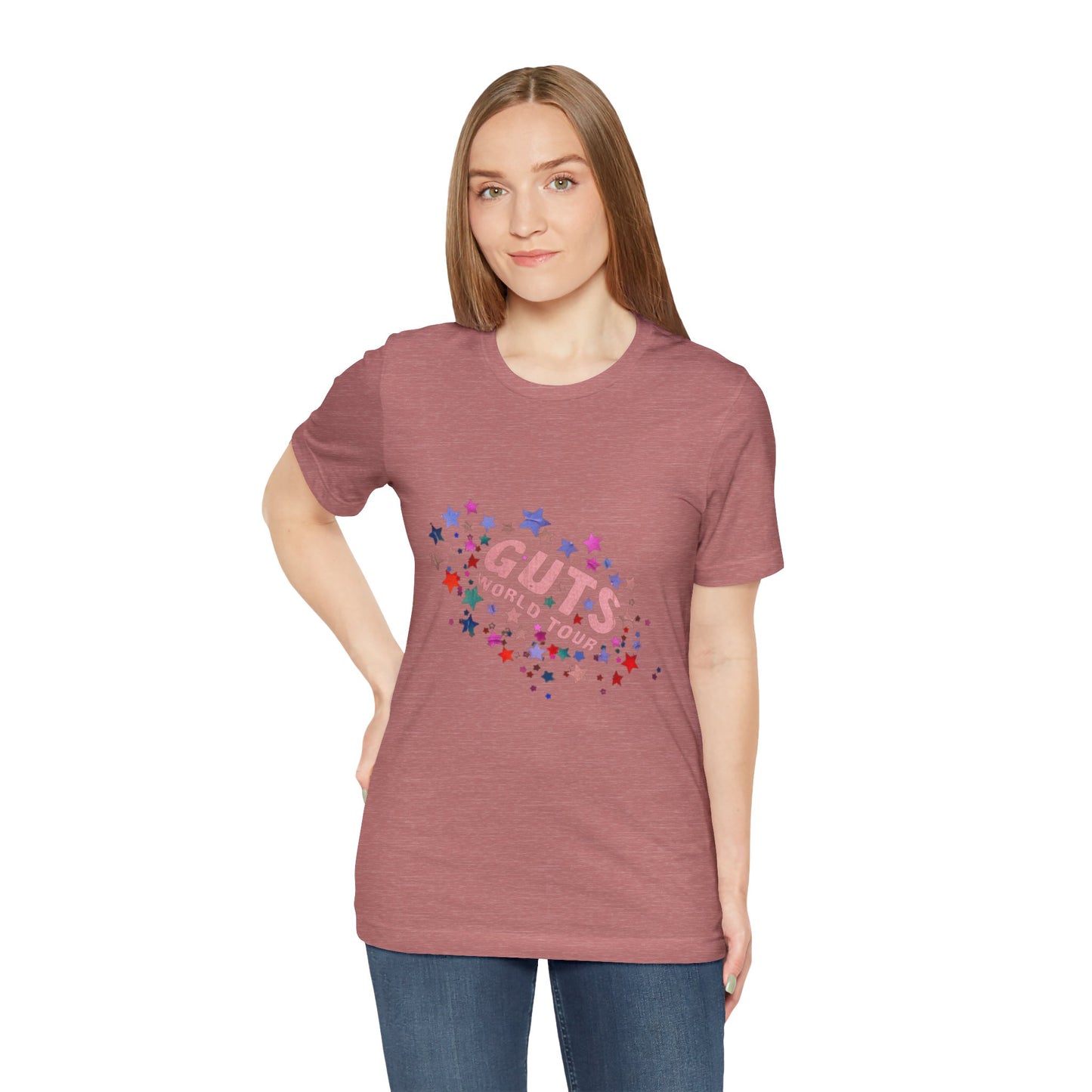 Olivia Rodrigo Unisex Jersey Short Sleeve Tee - Guts World Tour