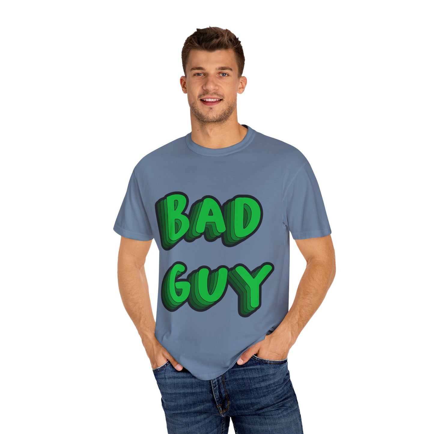 Bold 3D Bad Mood Unisex Dyed T-shirt
