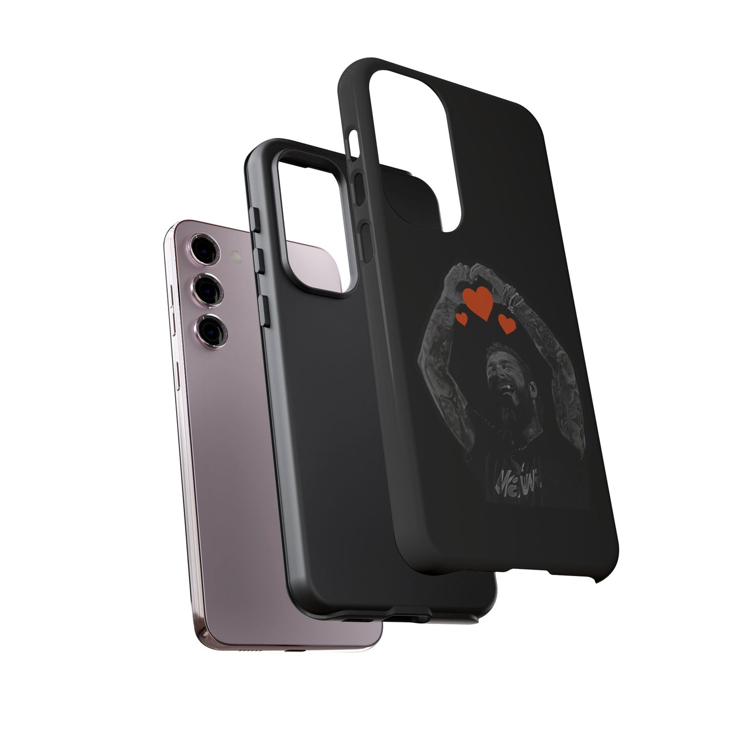 Tough Samsung Case (S20–S25) – Post Malone Heartfelt Wishes