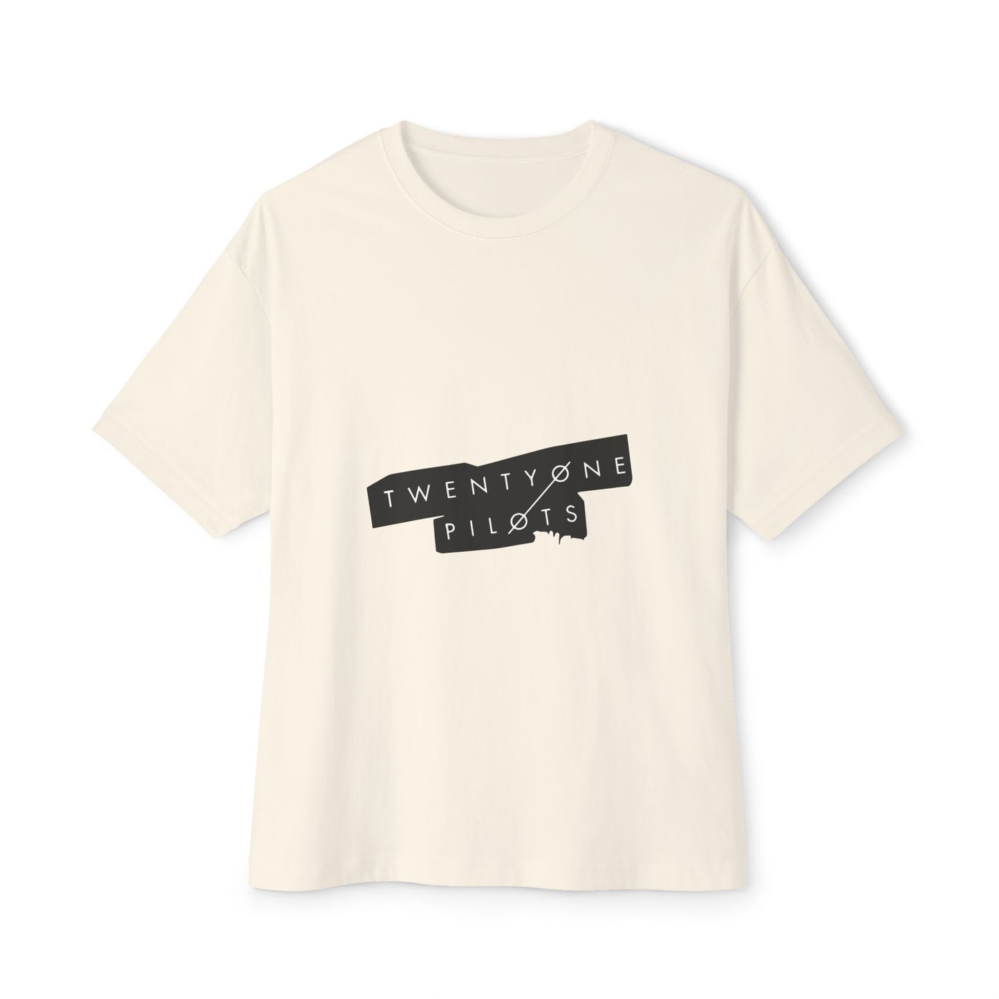 Tilted Echo Unisex Oversized Boxy Tee