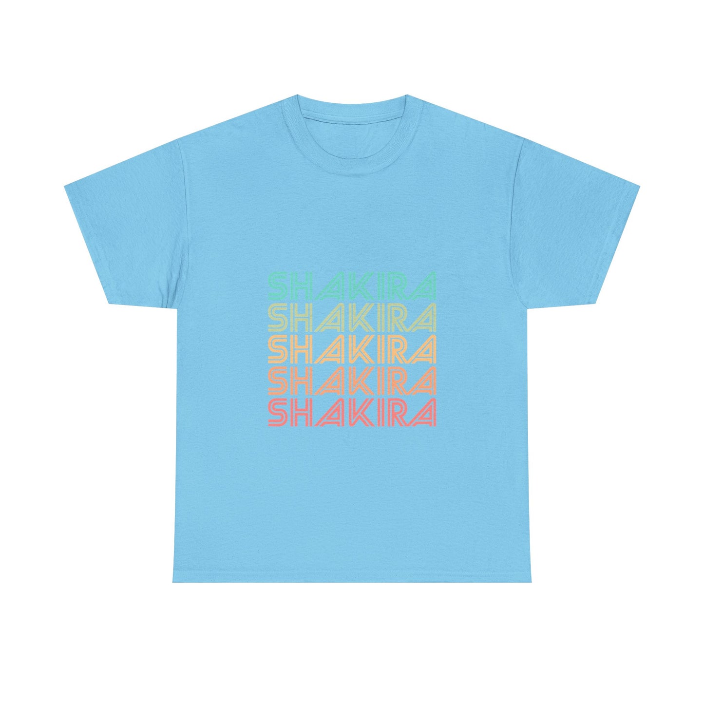 Retro Pop Lines Unisex Heavy cotton tee