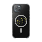 Abstract Black Barbed Wire Magnetic Impact Case