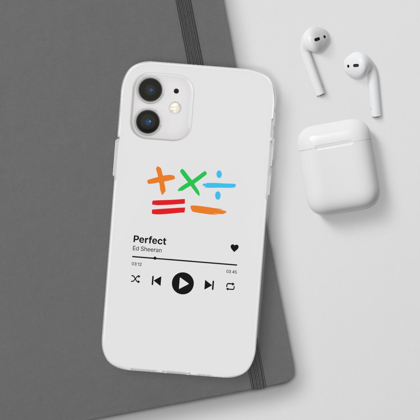 Flexi Case – Ed Sheeran Music Design (iPhone X–16 Pro Max)