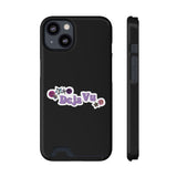 Phone Case + Card Holder For Iphone 13 – Olivia Rodrigo Deja Vu | Black Edition