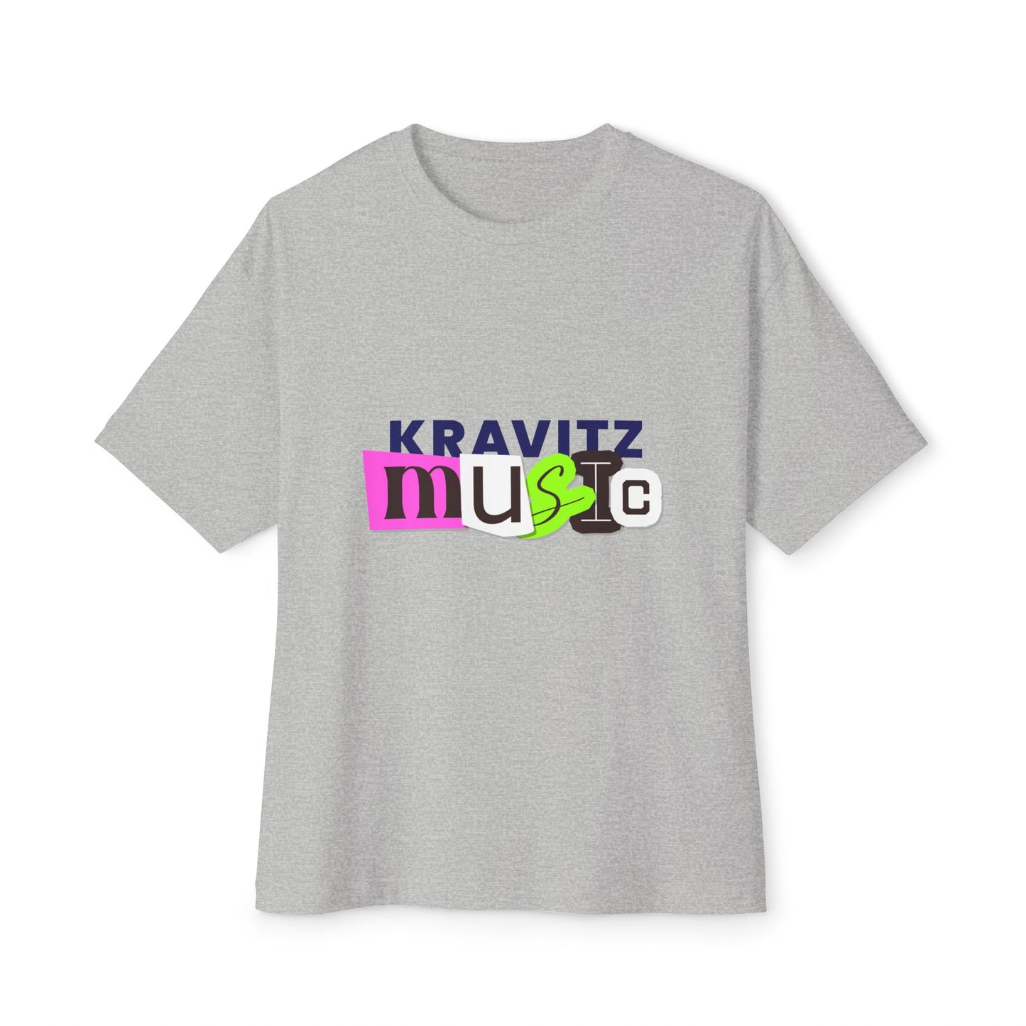 Mixed Tape Music Unisex Oversized Boxy tee