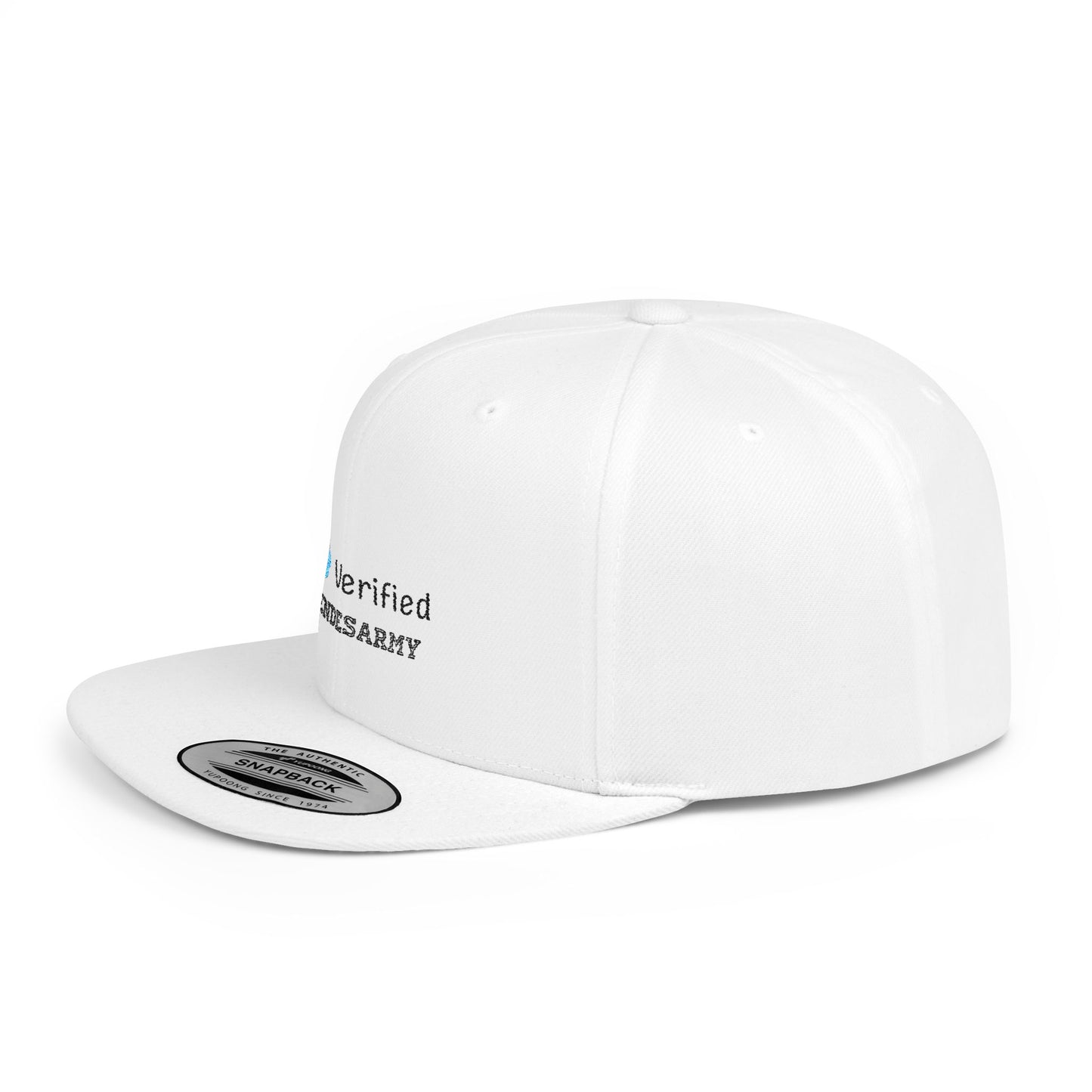 Verified Soul Flat Bill Snapback Cap