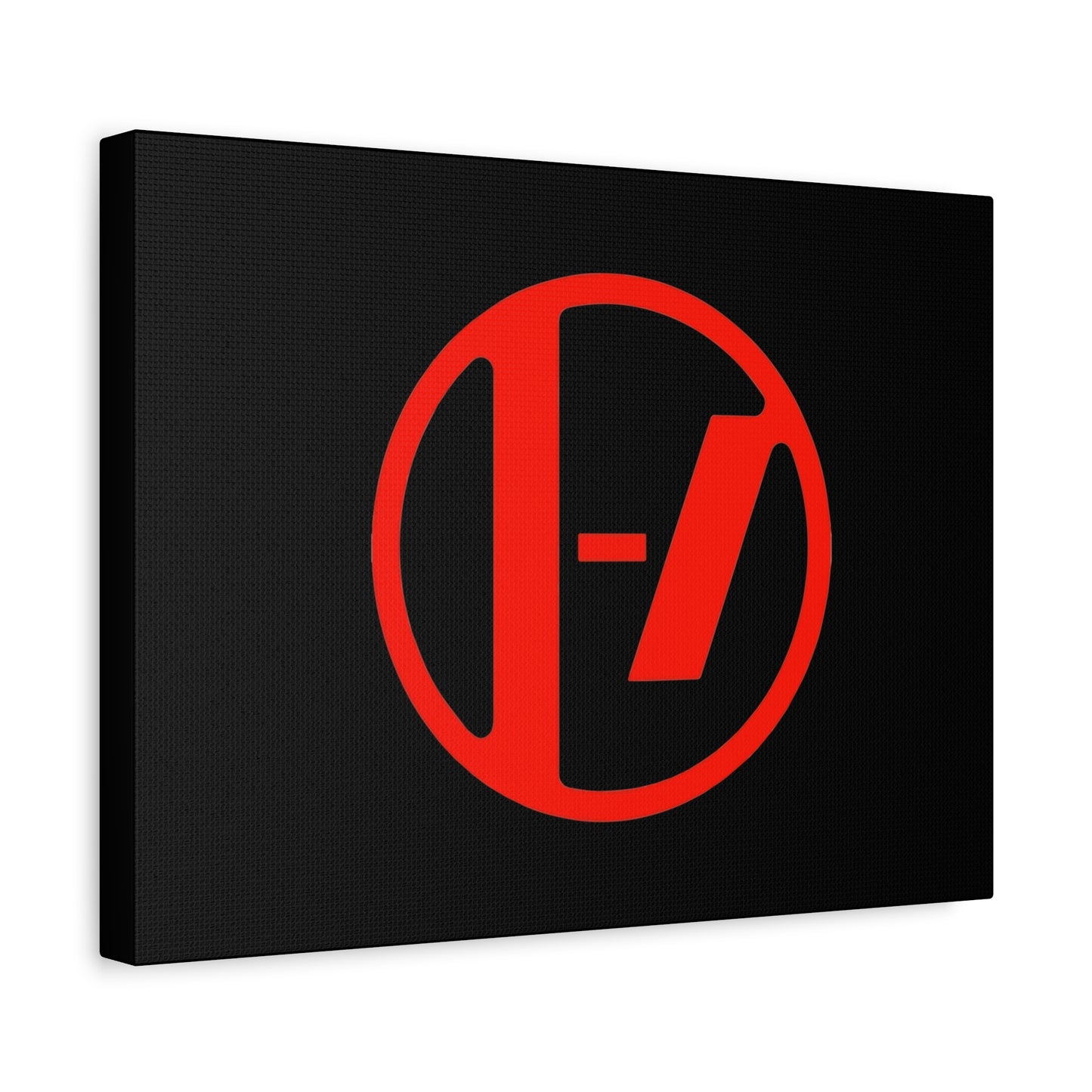 Crimson Orbit Matte Canvas