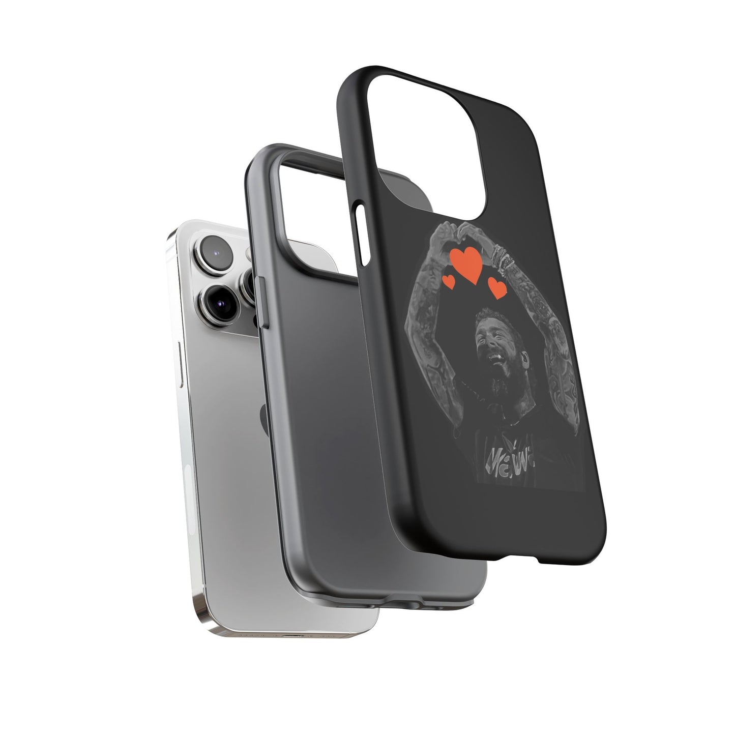 Tough iPhone Case (12–16 Pro Max) – Post Malone Heartfelt Wishes