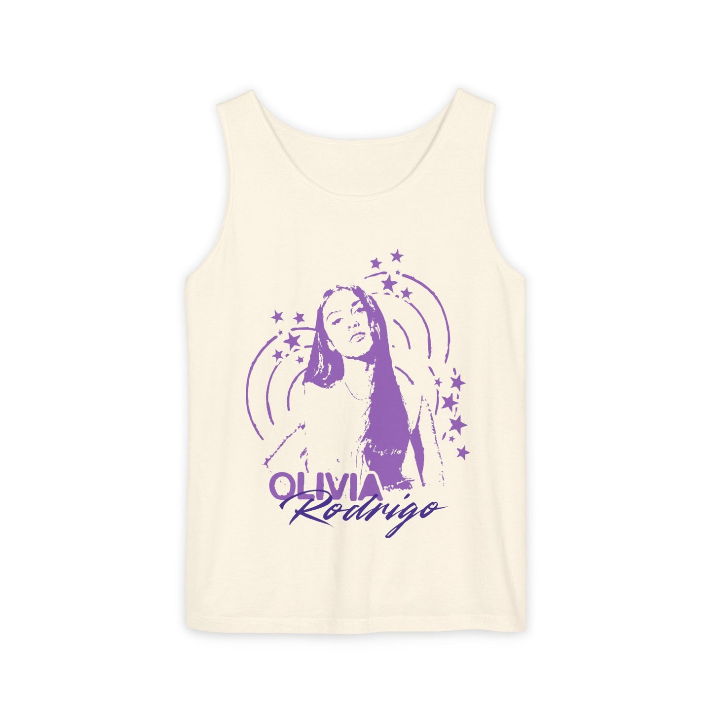 Olivia Rodrigo Star Portrait-Dyed Tank Top