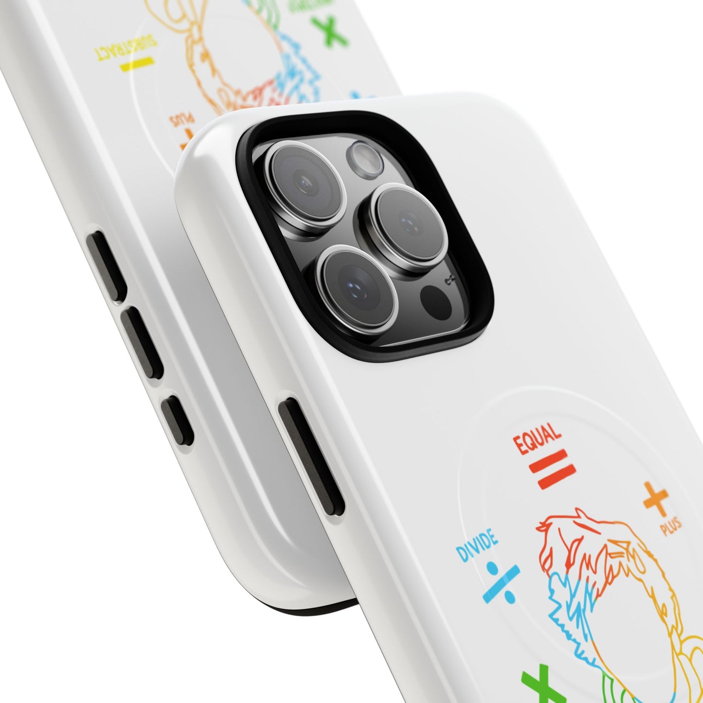 Minimalist Divide Symbol with Brush Tough Magnetic case