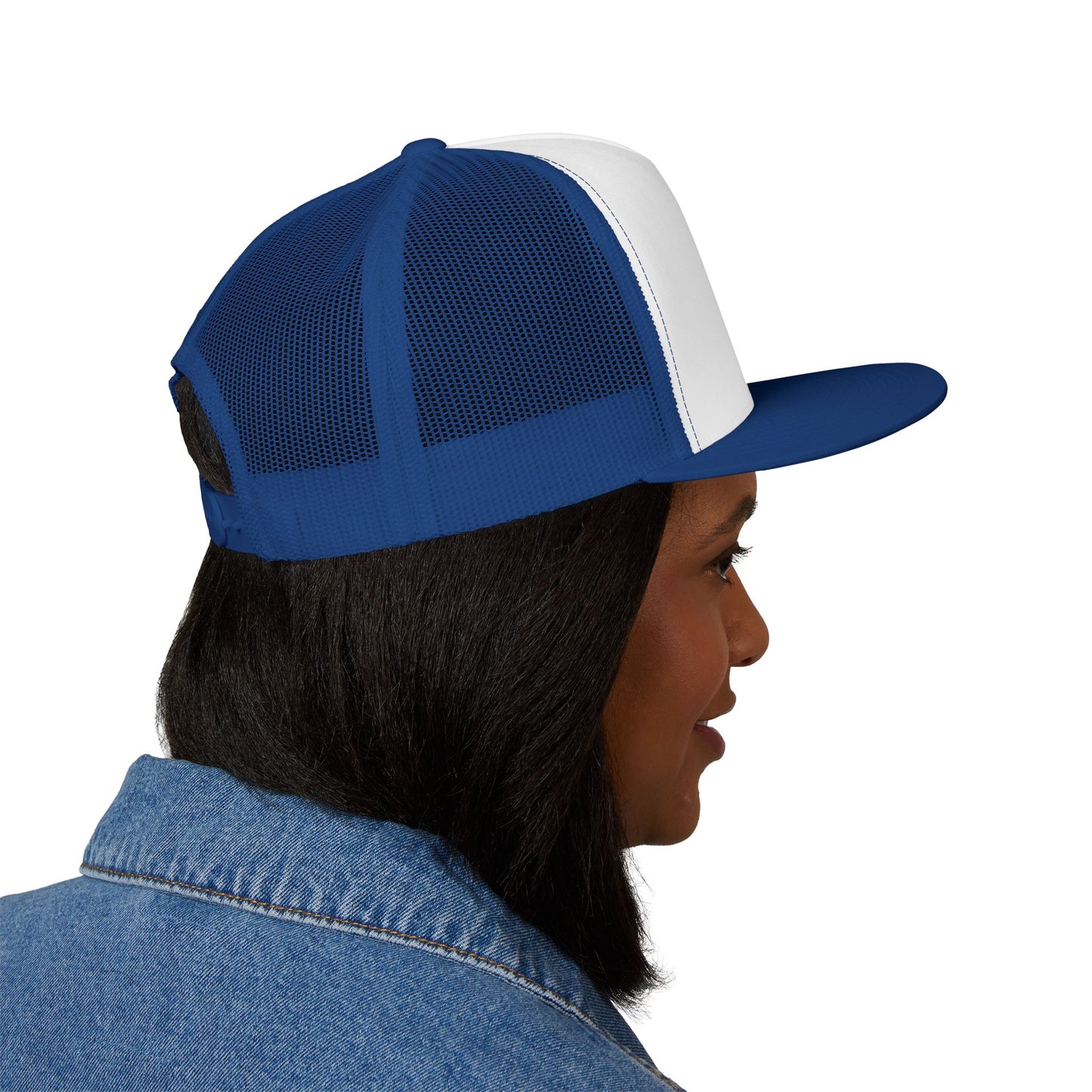Neon Mood Portrait Trucker Cap