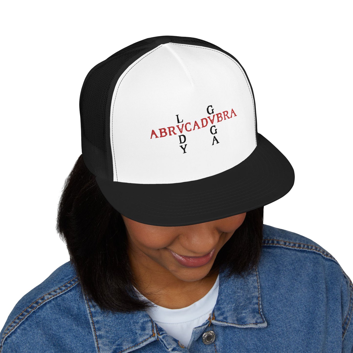 ABRVCADVRA Gothic Snapback trucker Cap