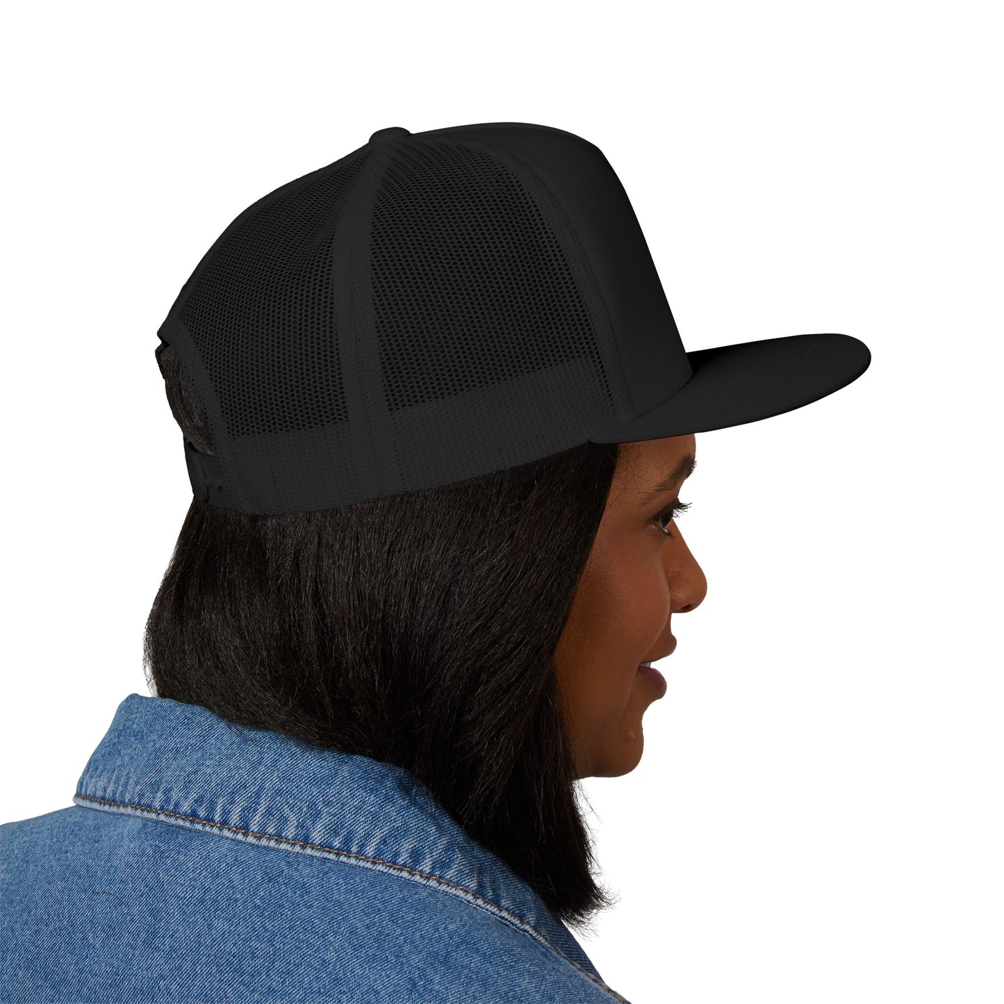 Grunge Angel Graffiti Trucker Cap