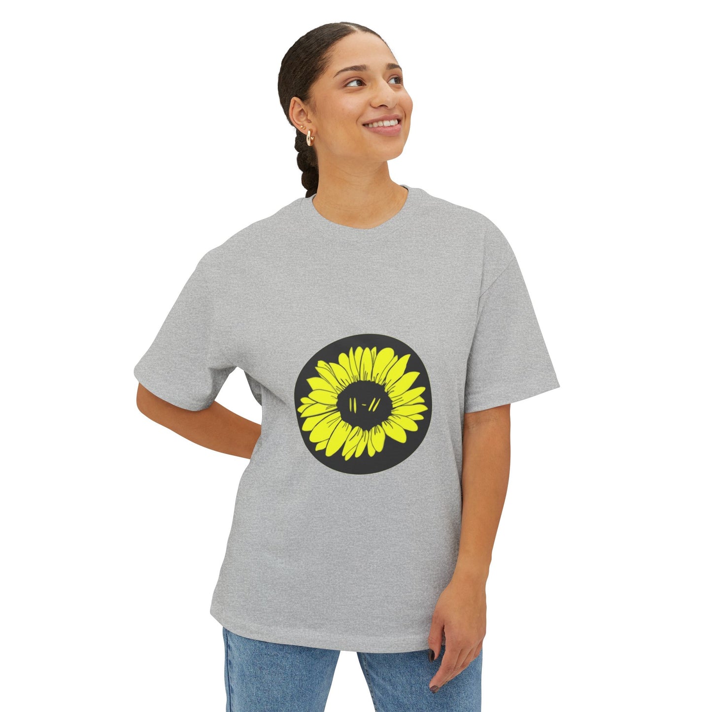 Bloom Aura Unisex Oversized Boxy Tee