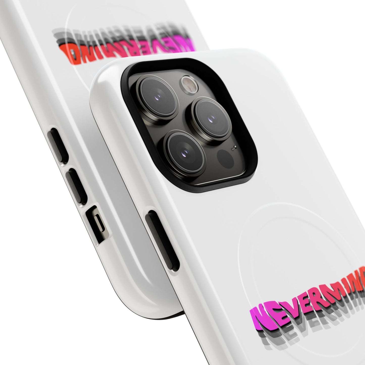 Wavy Groovy Typography Tough Magnetic Case