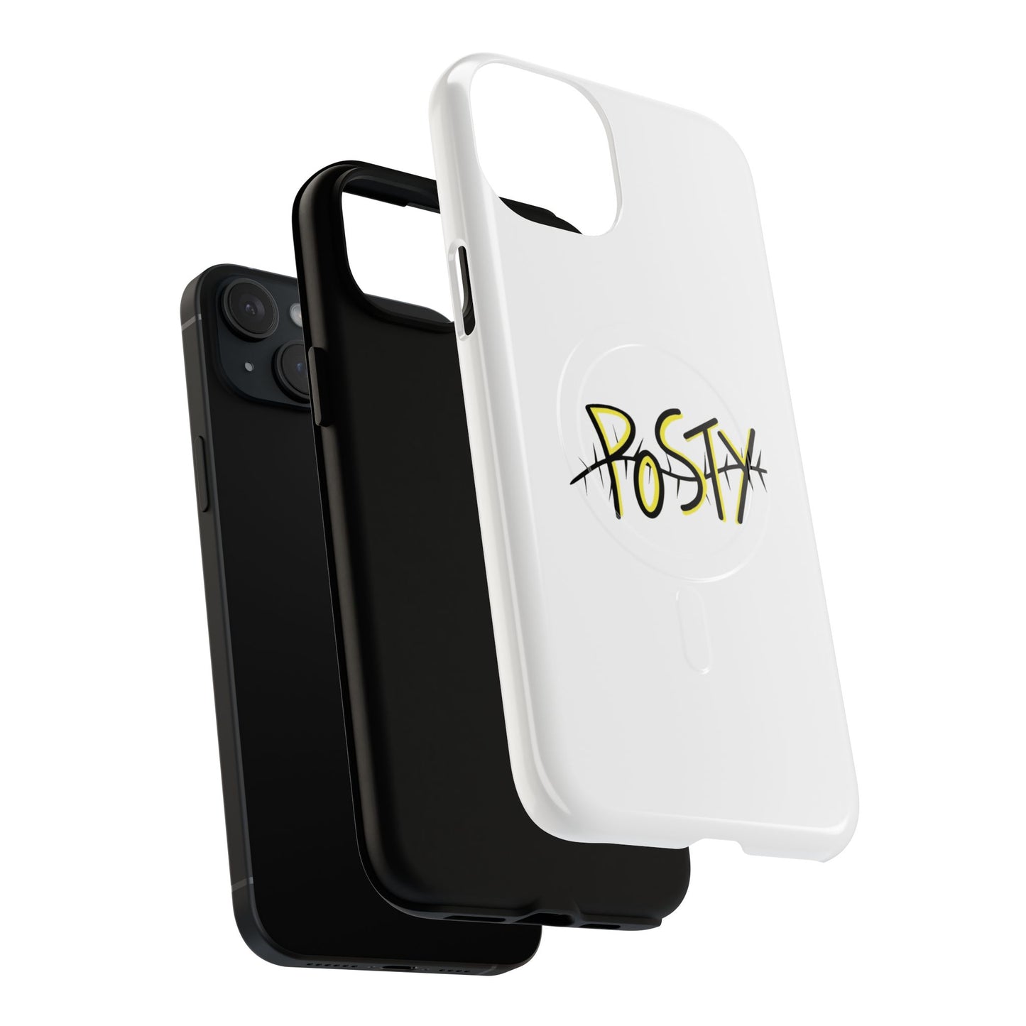 Abstract Black Barbed Wire Tough Magnetic Case