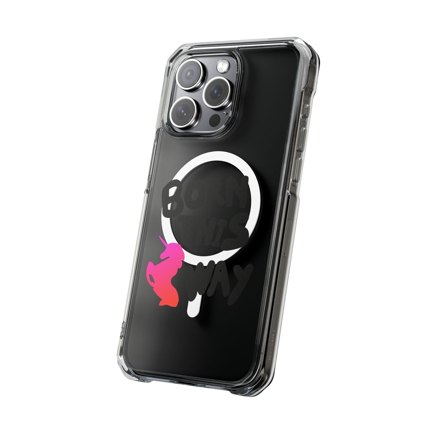 Born This Way Unicorn Magnetic clear case