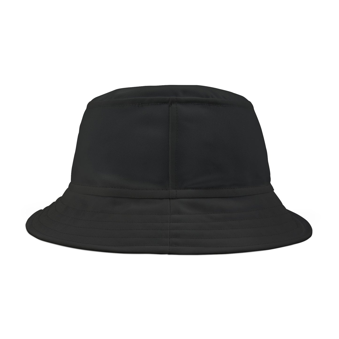 Orange Lightning Text Logo Bucket Hat