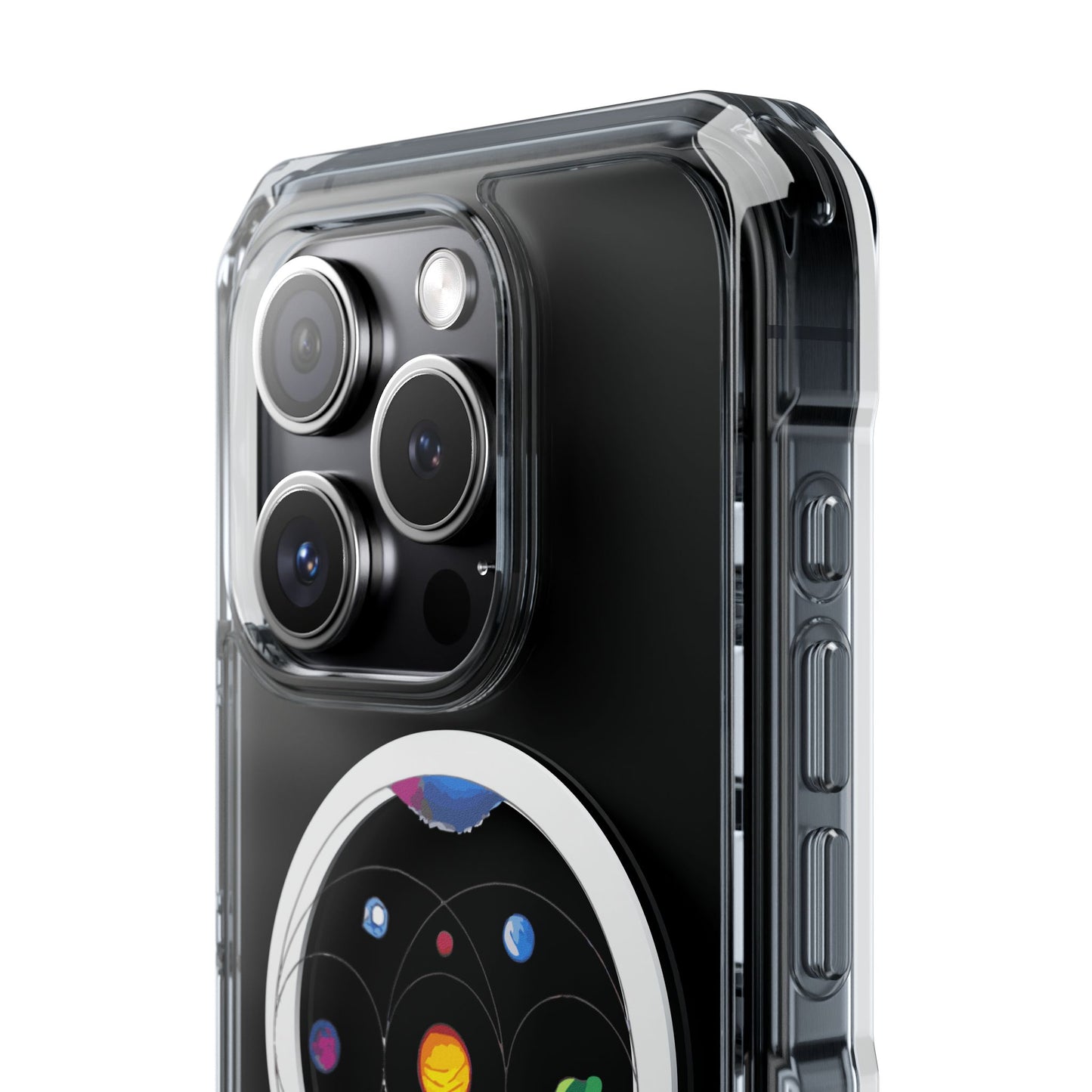 Colorful Planetary Orbit Diagram Magnetic Clear Impact case