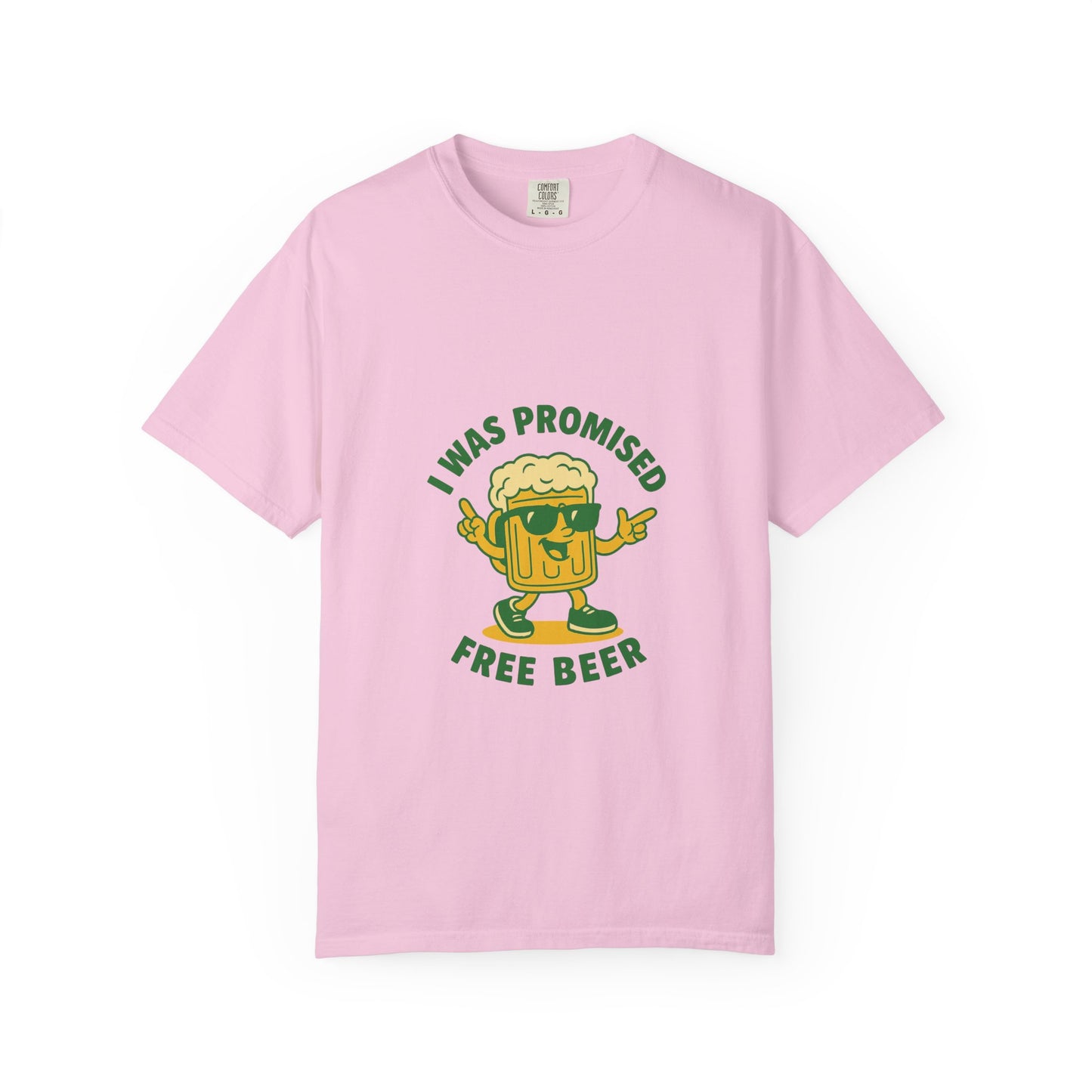 Unisex Garment-Dyed T-shirt – Snazzy Free Beer Edition