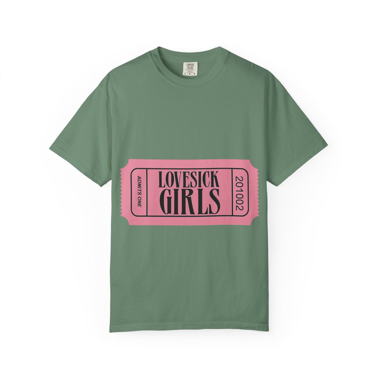 Lovesick Girls Ticket – Dyed T-shirt
