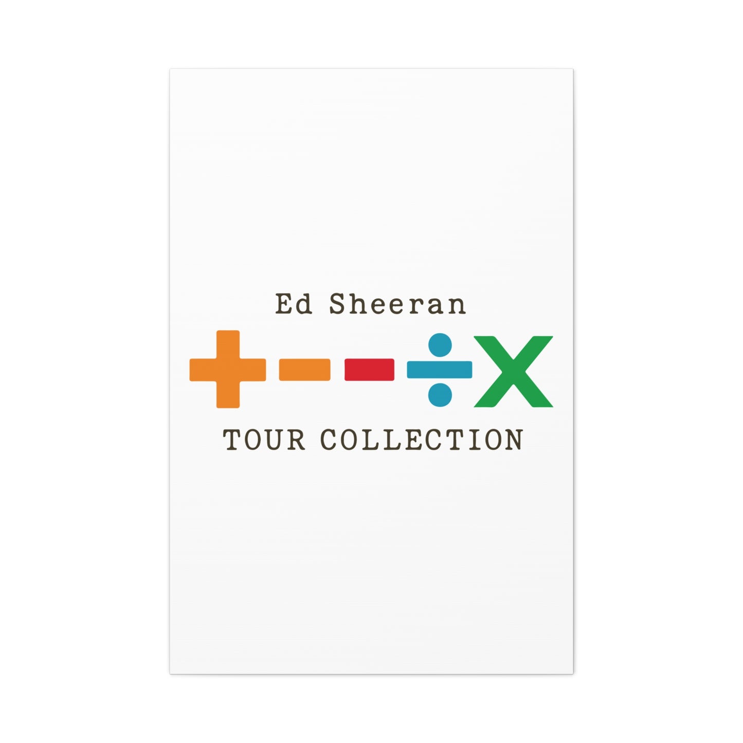Matte Stretched Canvas, 1.25" Depth – Ed Sheeran Edition