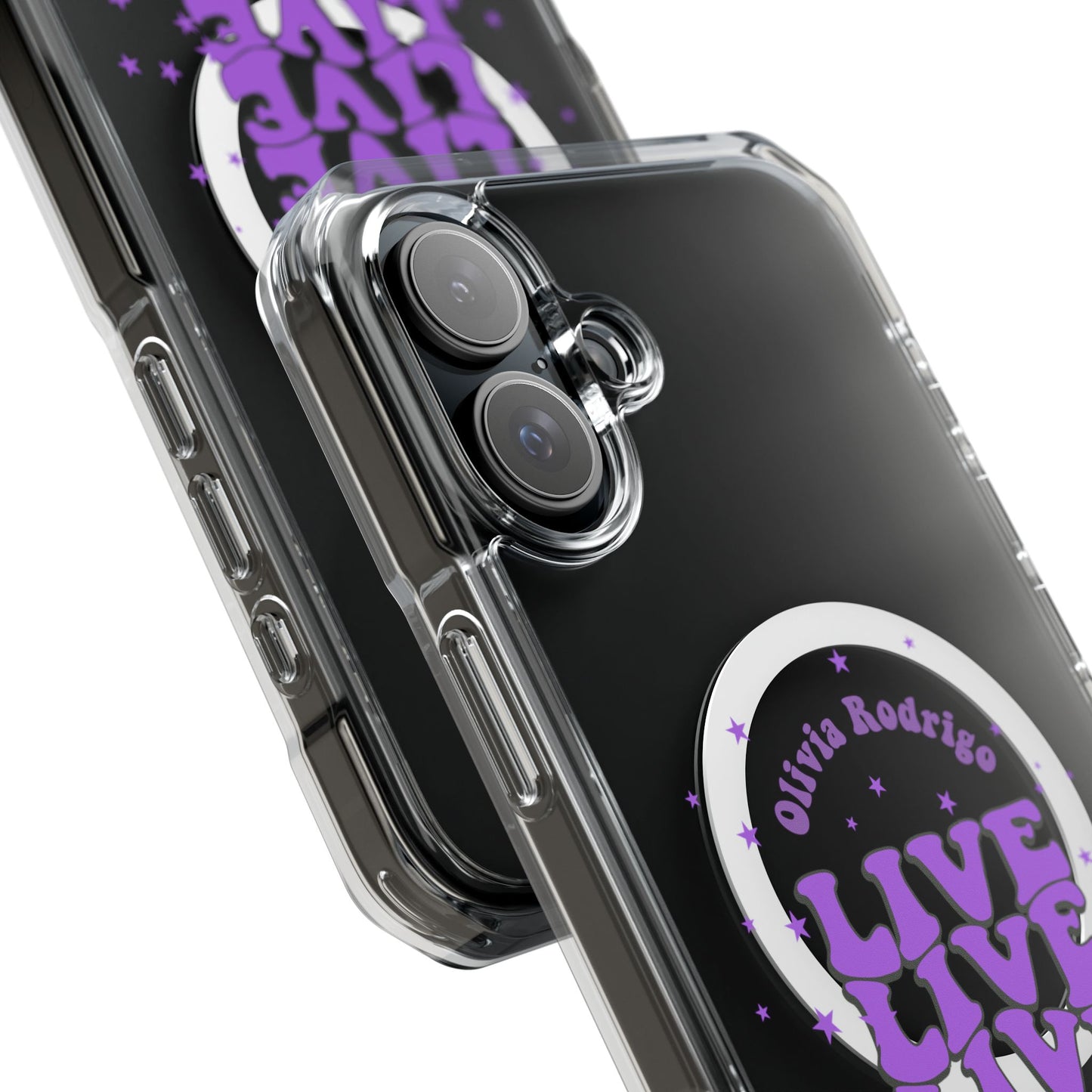 Olivia Rodrigo Live World Tour Magnetic Clear Impact Case