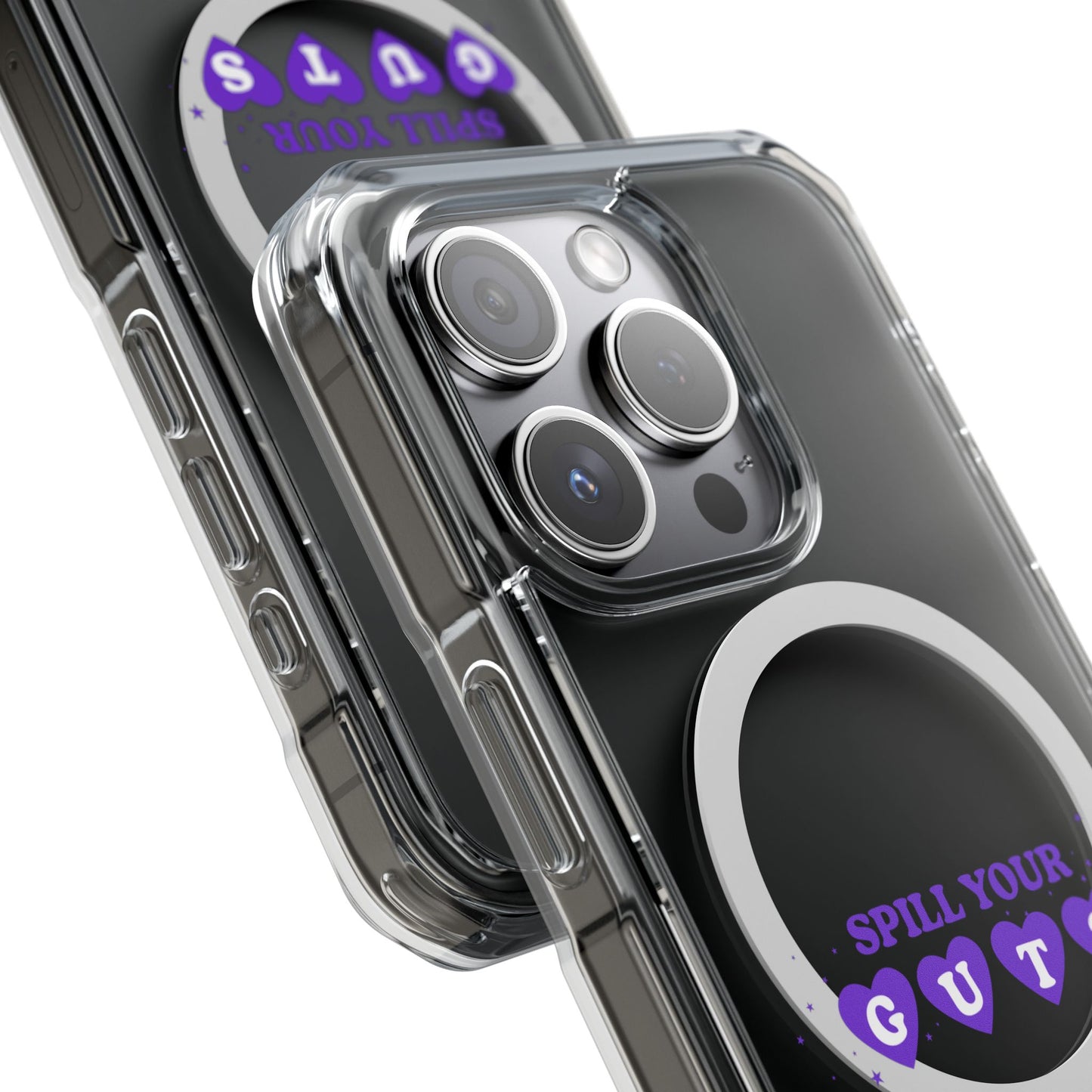 Spill Your Guts Heart Magnetic Clear Impact Case