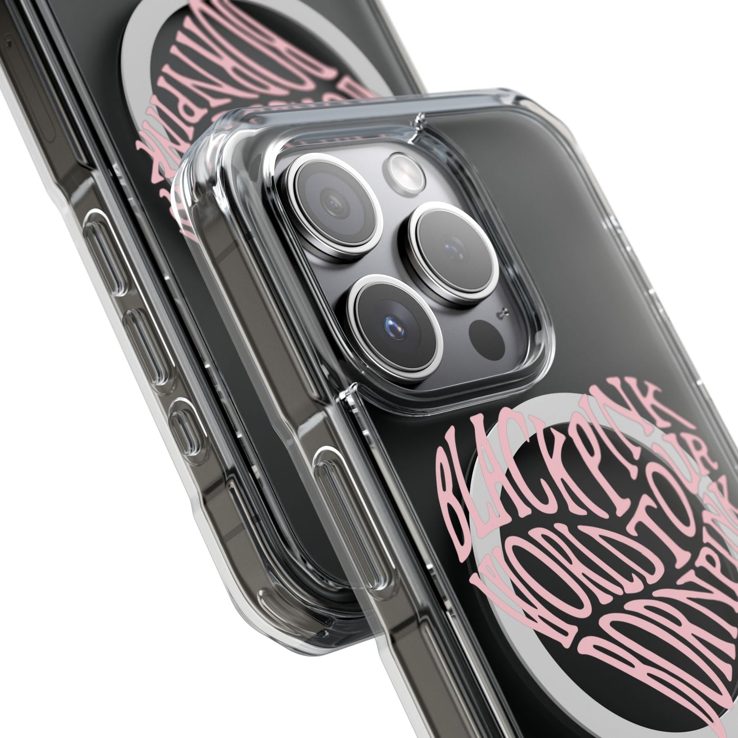 Born Pink Heart Typography - Magnetic Clear Impact Case