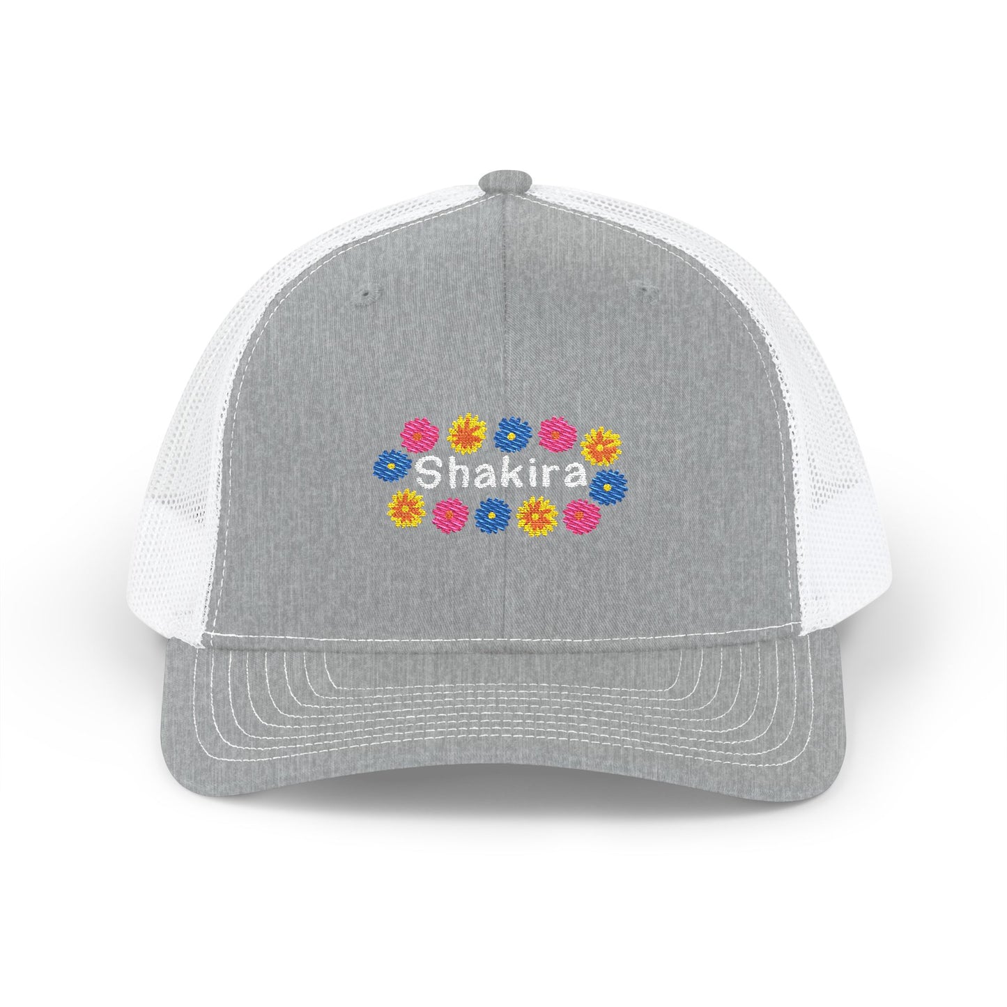 Retro Floral Groove Snapback Trucker cap