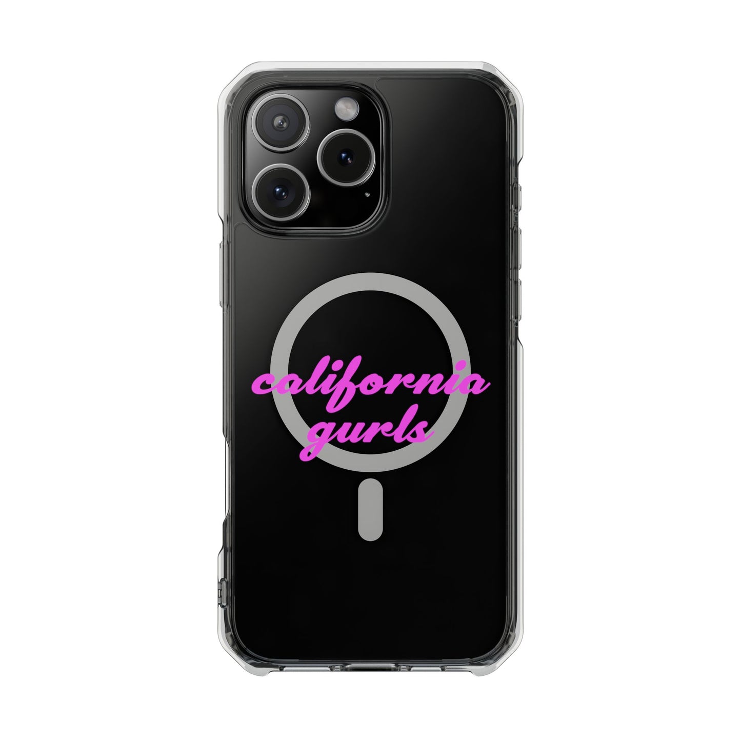 California Script Magnetic Clear Impact cases