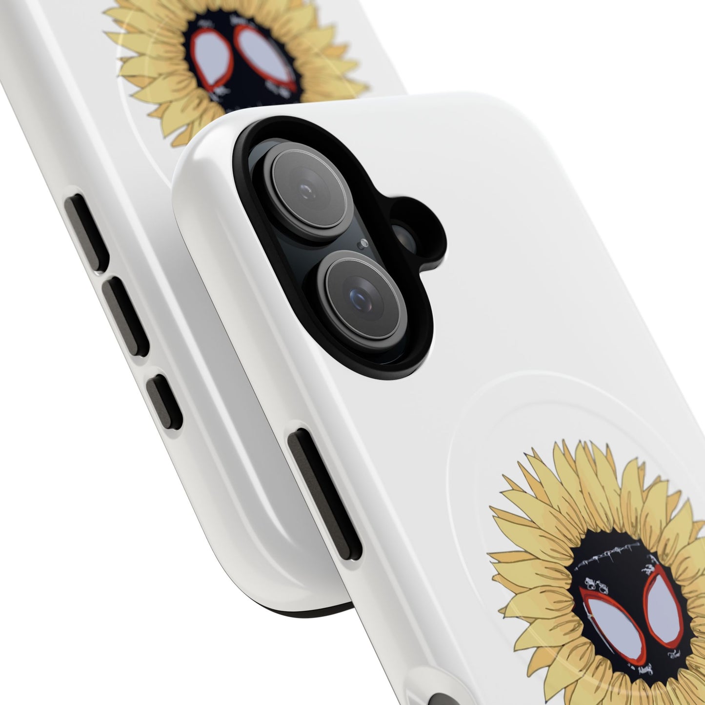 Sunflower Mask Illustration Tough Magnetic Case