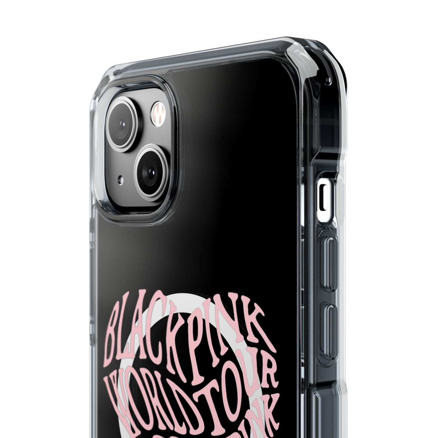 Born Pink Heart Typography - Magnetic Clear Impact Case