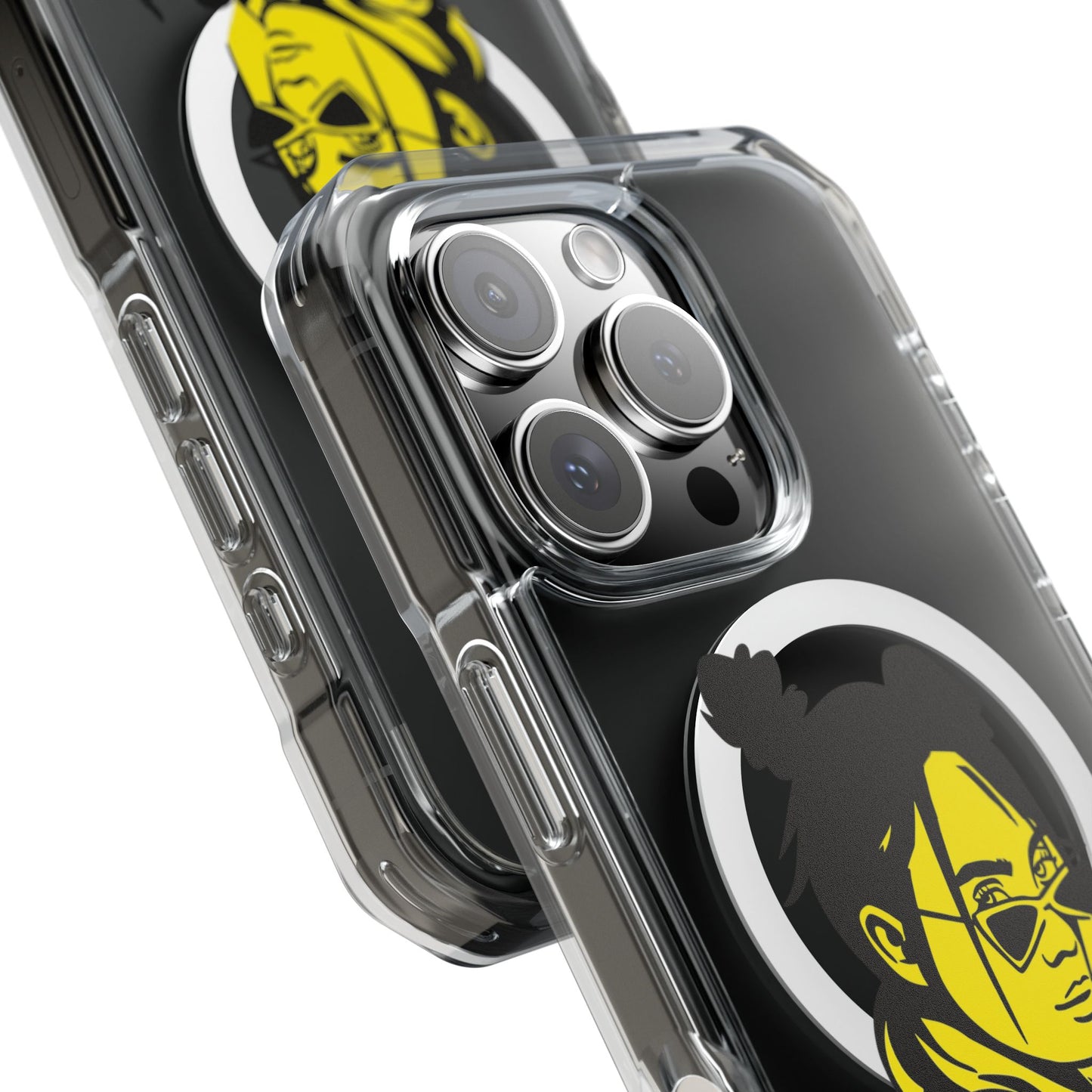 Neon Mood Portrait Magnetic Clear Impact Case