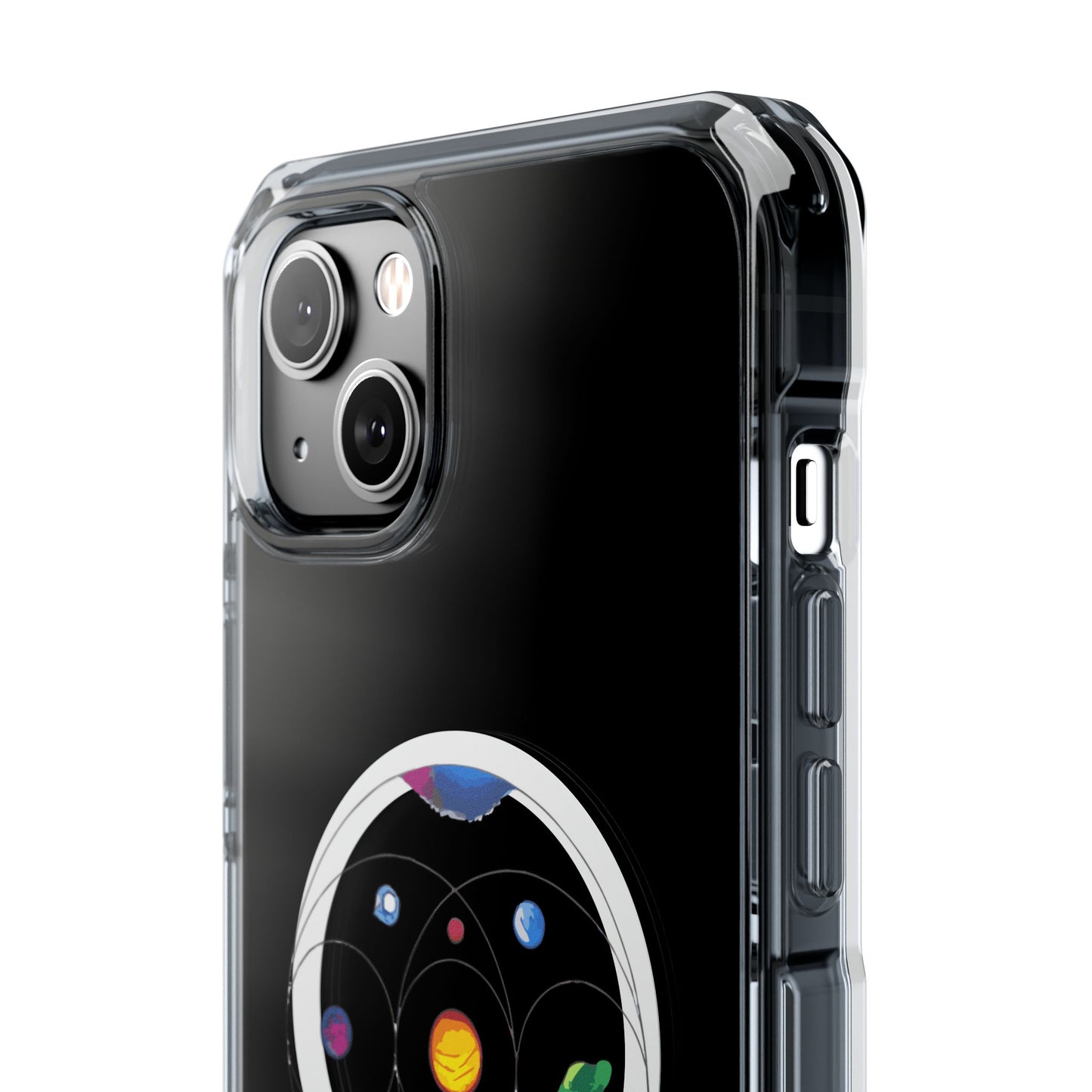 Colorful Planetary Orbit Diagram Magnetic Clear Impact case