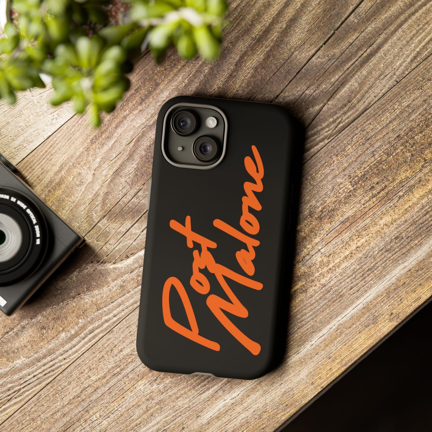 Tough iPhone Case (12–16 Pro Max) – Post Malone Name Design