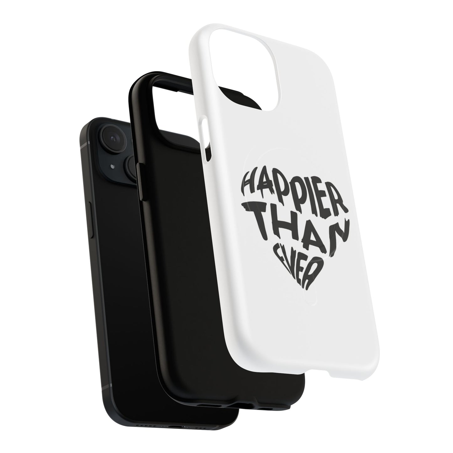Happier Heart Lettering Tough Magnetic Case