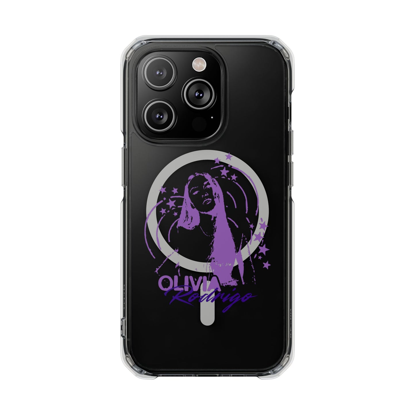 Olivia Rodrigo Star Portrait Magnetic Clear Impact Case