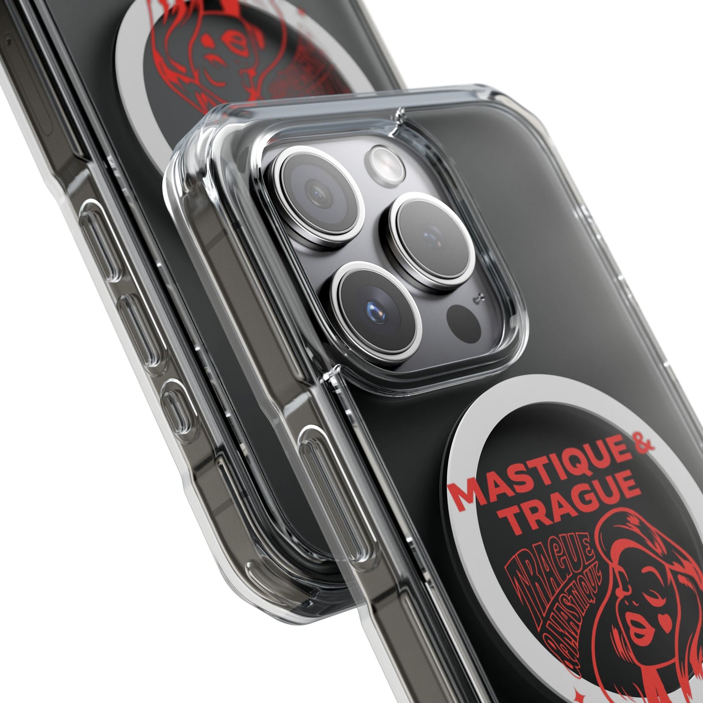 Fierce Femme in Red Clear Impact case