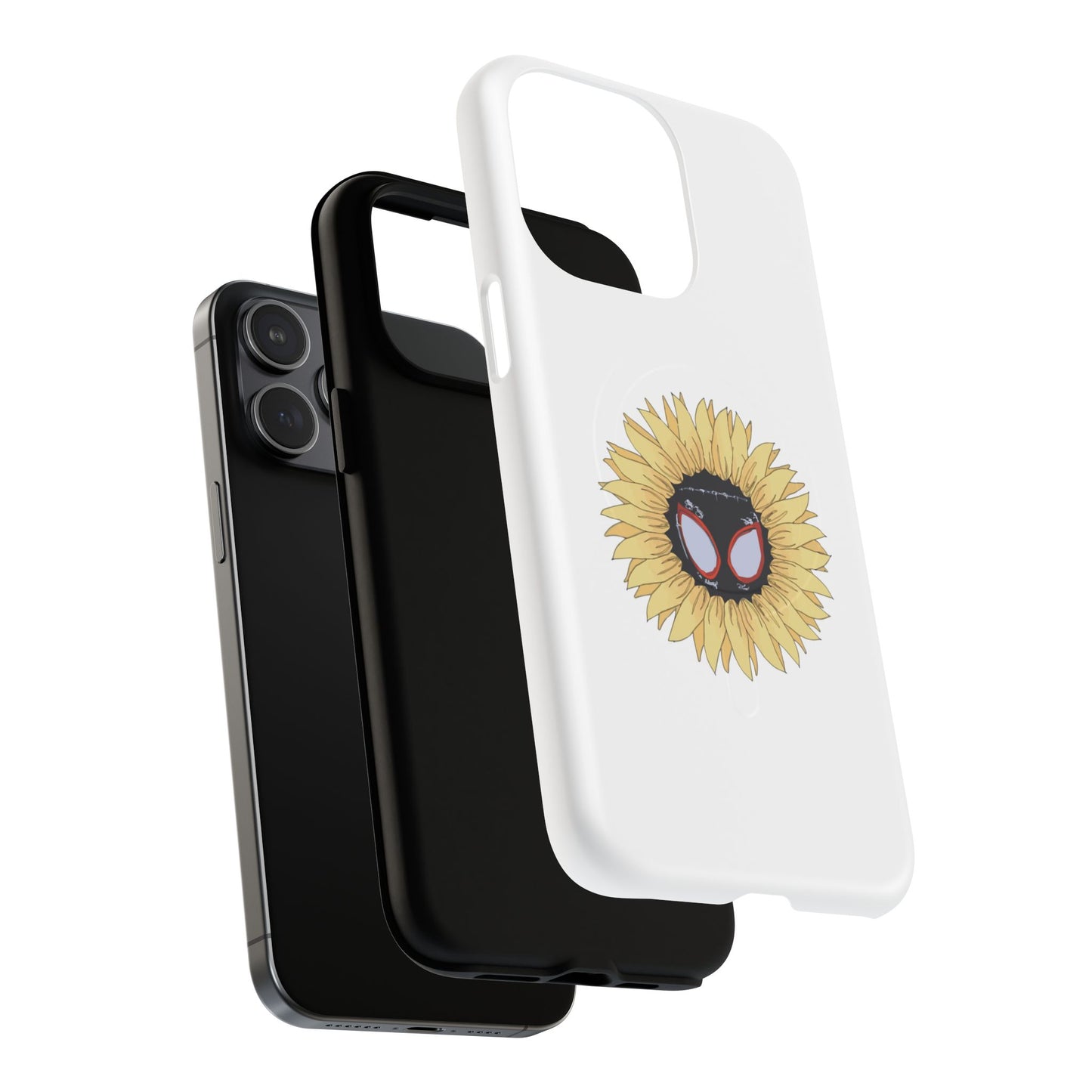 Sunflower Mask Illustration Tough Magnetic Case
