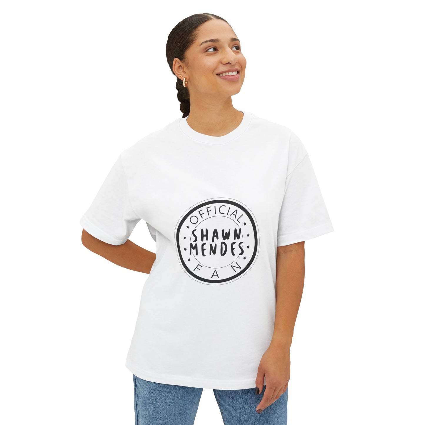 Outline Echo Unisex Oversized Boxy Tee