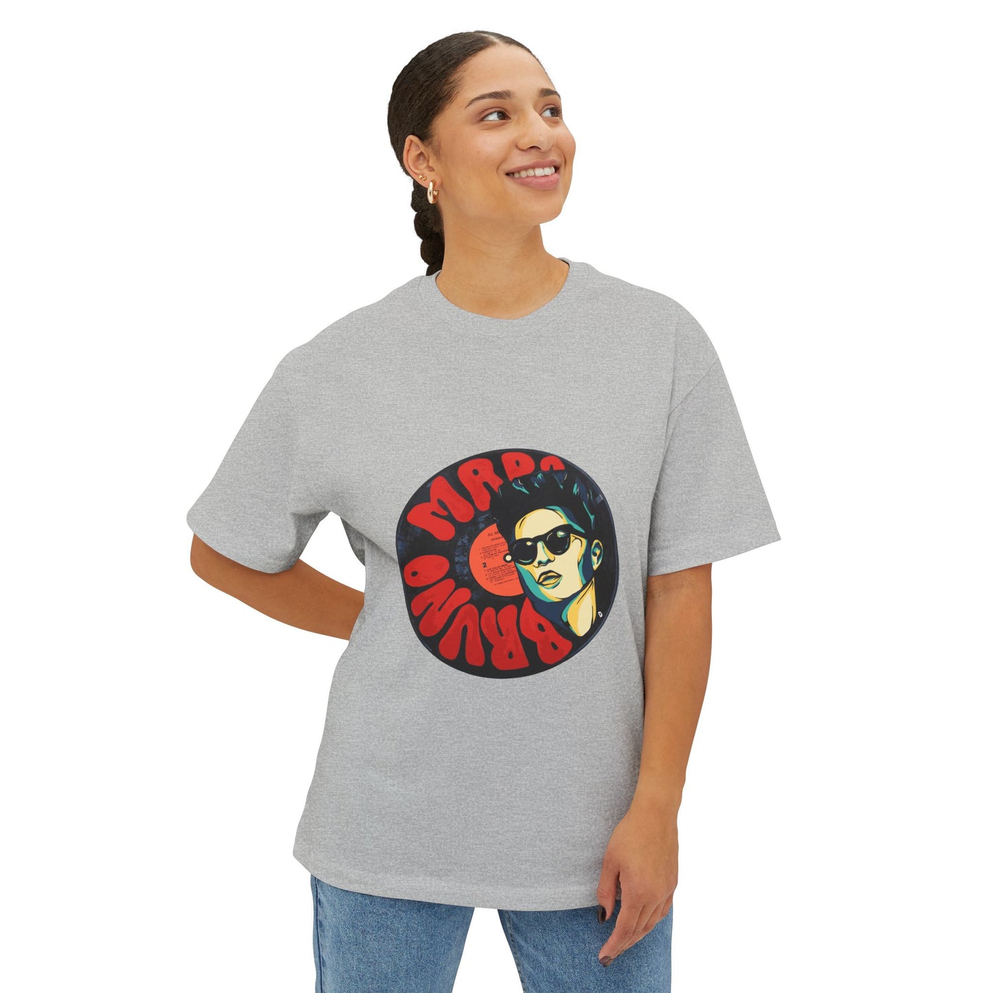 Groove Legend Record Unisex Oversized Boxy Tee