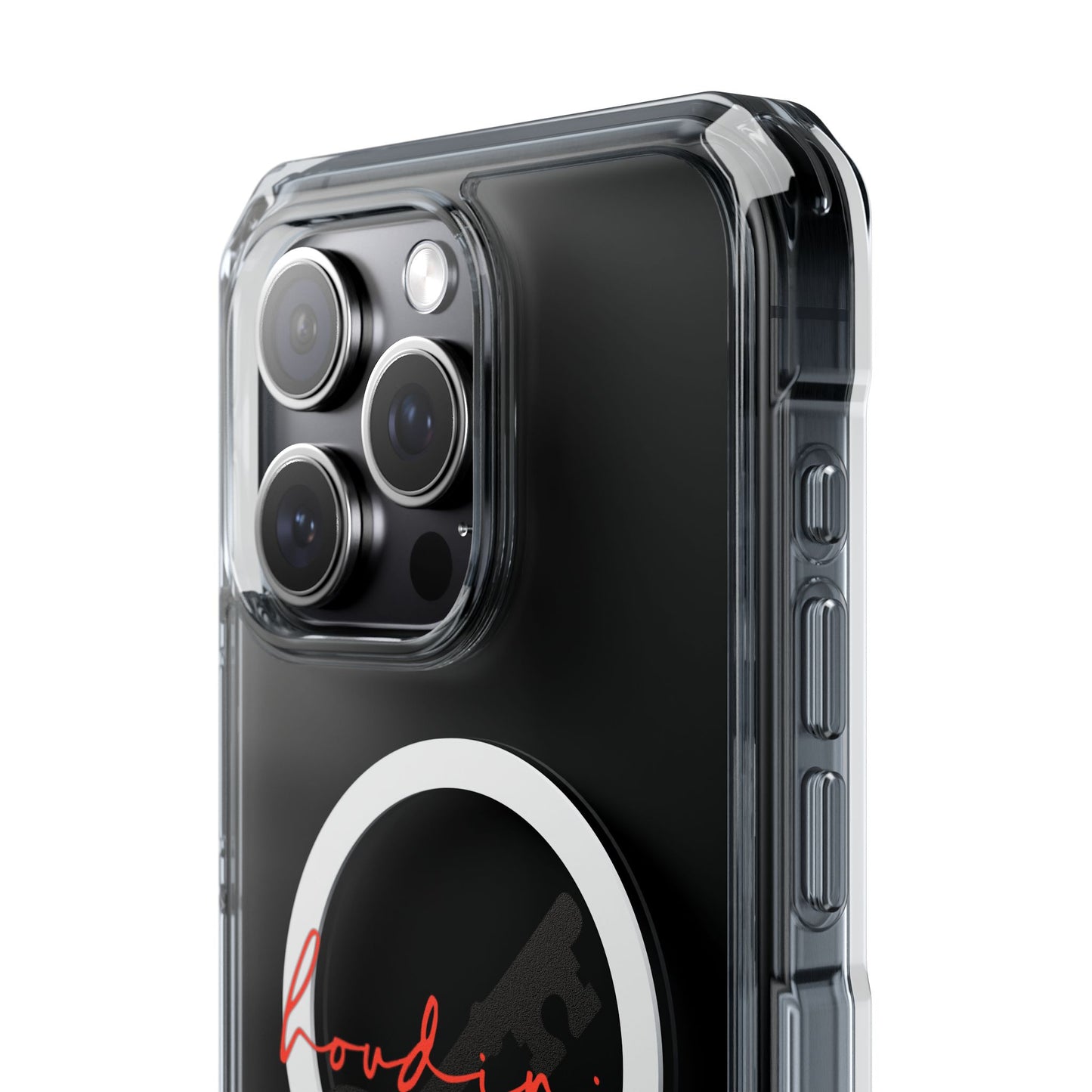 Cursive Spell “Houdini” Magnetic Clear Impact case