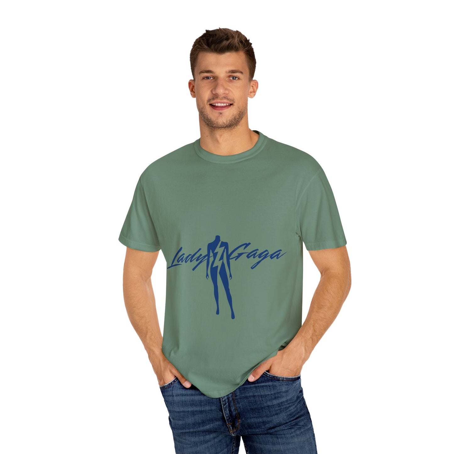 Bolt Silhouette-Unisex Dyed Tshirt