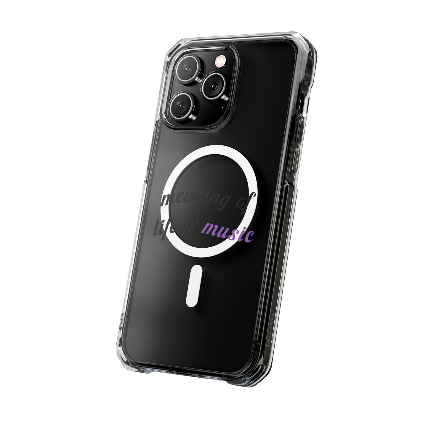 Feel the Music Vibe Magnetic clear Impact Case