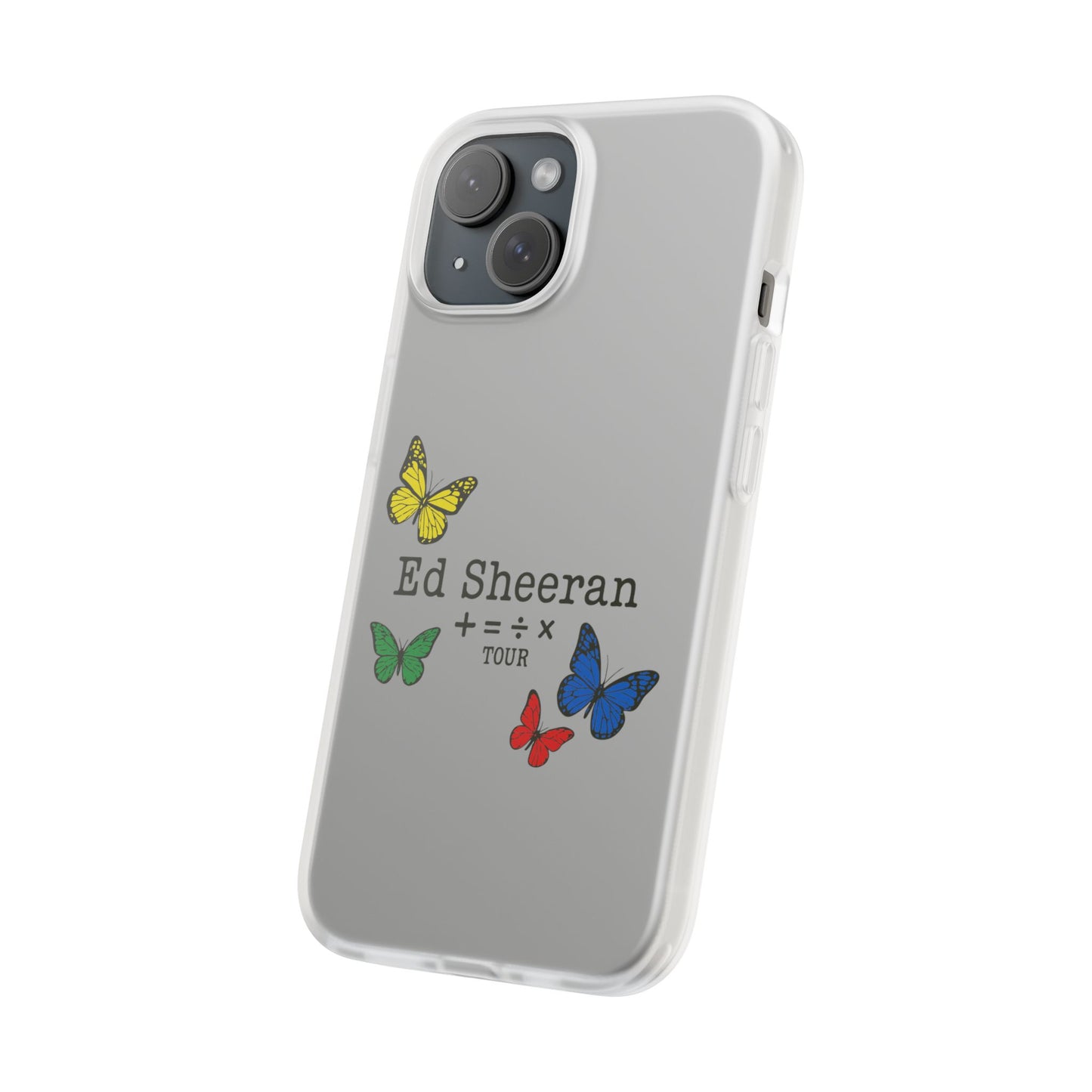 Flexi Case – Ed Sheeran butterfly edition (iPhone X–16 Pro Max)